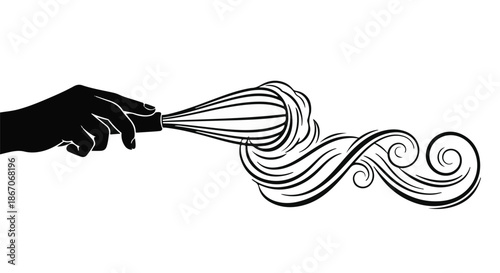 hand shake vector illustration