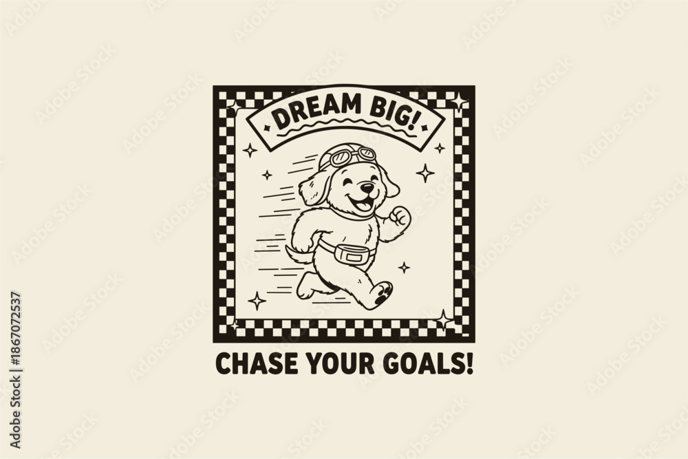Obraz premium motivational mascot cartoon vector