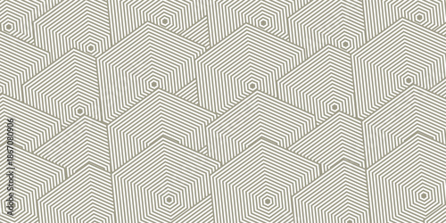 Geometric lines seamless pattern. modern