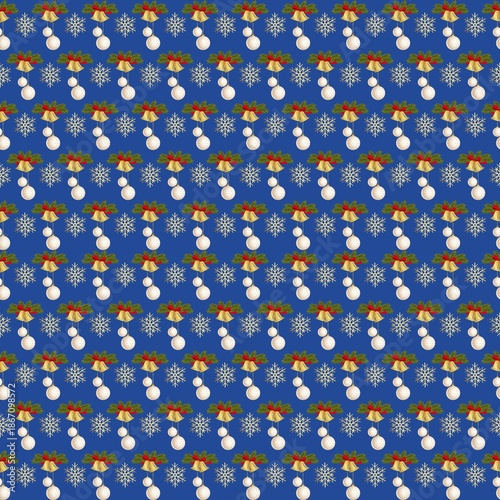 Christmas Seamless Pattern for Print