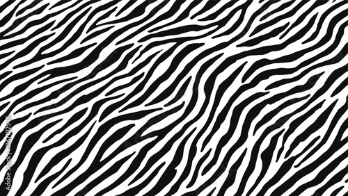 Black and white zebra striped pattern texture