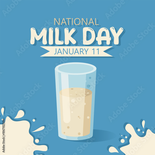 vector graphic of National Milk Day ideal for National Milk Day celebration