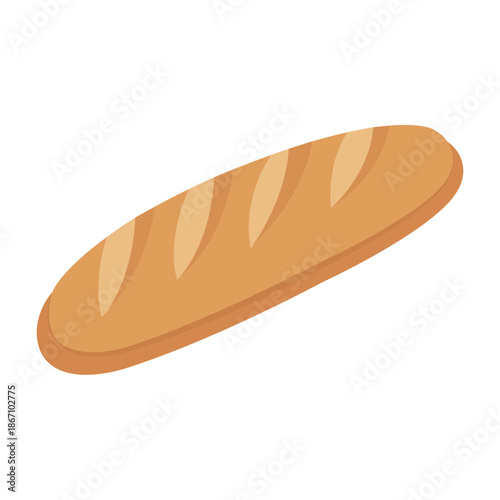 Vector graphic icon for Baguette
