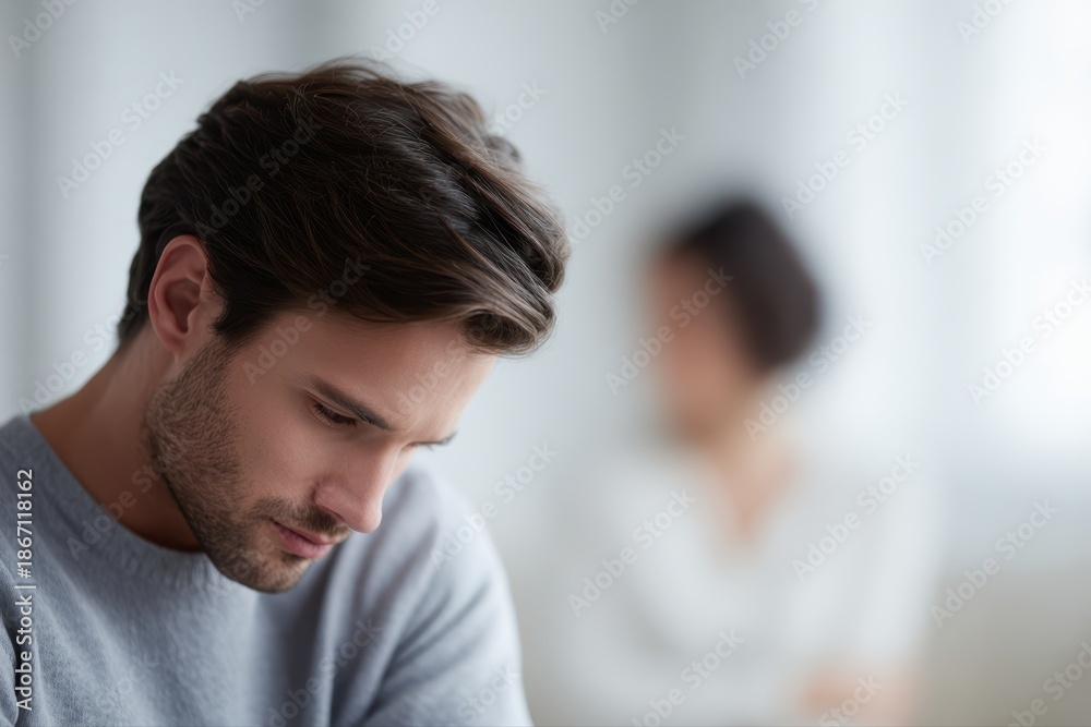 Fototapeta premium Relationship problem and domestic stress