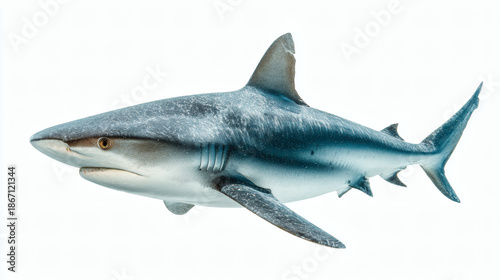 Great White Shark Portrait Isolated