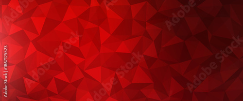 Light Red vector blurry triangle template. A sample with polygonal shapes. The completely new template can be used for your brand book.