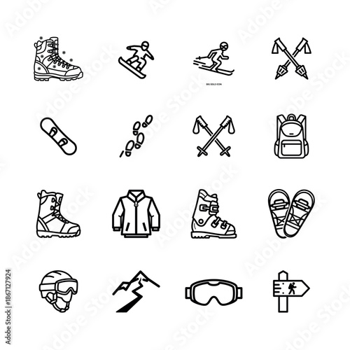 Ecology and Green Energy Icon Set with Environmental Protection, Sustainability, and Renewable Power Symbols