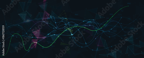 Abstract digital high technology and science or cyber background