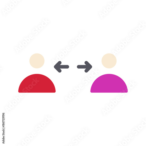 Social Distance Icon