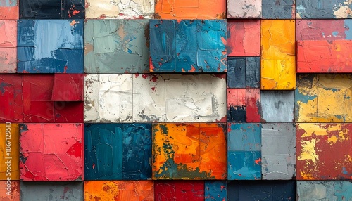 Vibrant abstract shapes floating in a translucent glassmorphism background viewed from a modern perspective