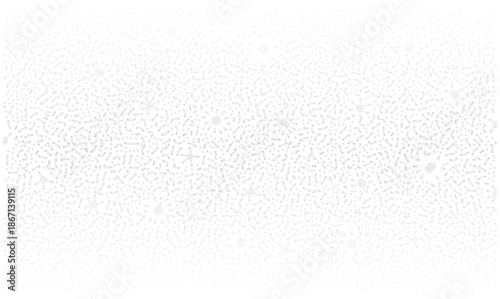 Subtle winter snow background with light gray abstract particles and faint dots, creating a frosty texture perfect for holiday designs, Christmas, or New Year celebrations. This commercial vector