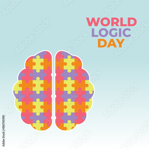 vector graphic of World Logic Day ideal for World Logic Day celebration