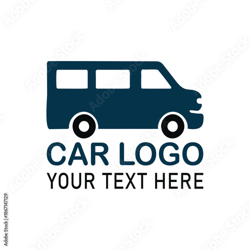 Car logo clipart design, sports car icon, Simple Minivan icon, Minimalist Vehicle Side View, Graphic, Silhouette, automobile icon, transport symbols, motor, service, traffic, creative ideas, taxi, 