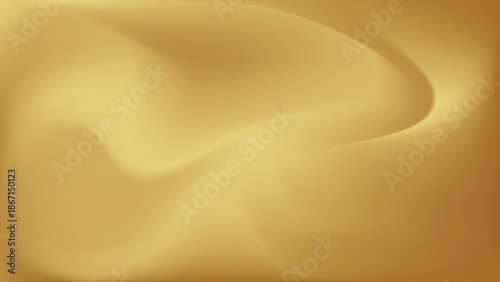 Gold abstract blurred gradient background. Vector illustration.