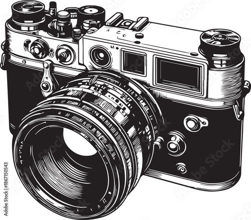 Vintage Rangefinder Camera