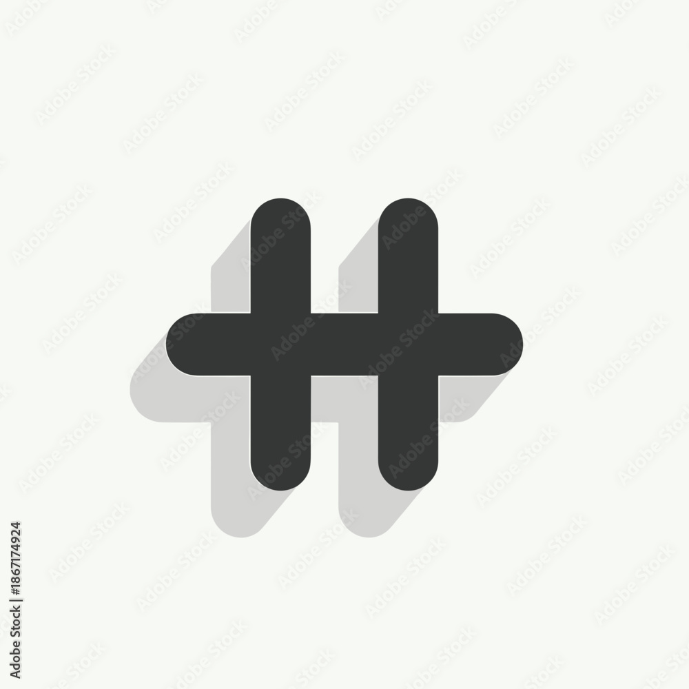 Obraz premium Simple abstract symbol with geometric shapes representing connection or coordination. Concept of modern design and minimalism, ideal for branding or graphic illustration use.