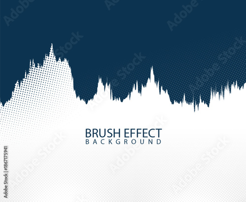 Brush stroke effect element