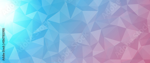 Light Blue, Red vector blurry triangle template. A completely new color illustration in a vague style. The best triangular design for your business.