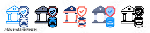Data Governance Icon Sheet Multiple Style Collection 