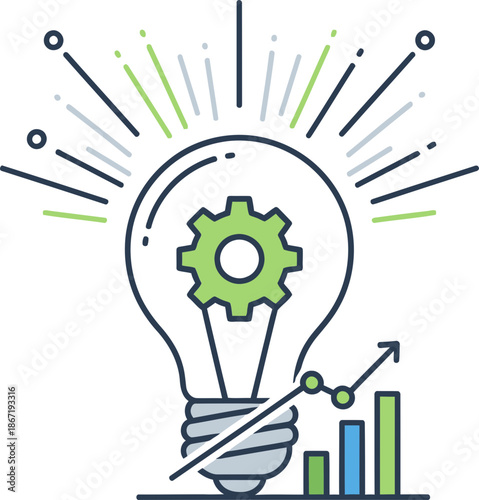 Innovation and Idea Growth Icon