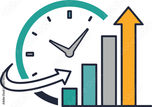 Time Management and Productivity Icon