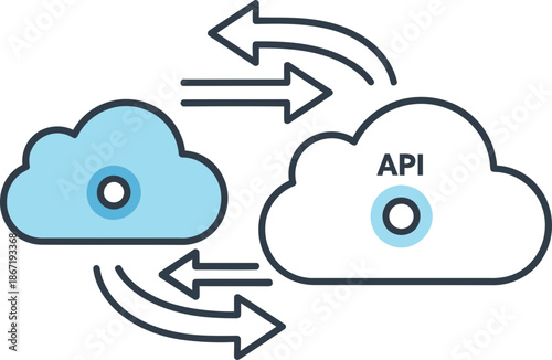 API Cloud Integration Icon