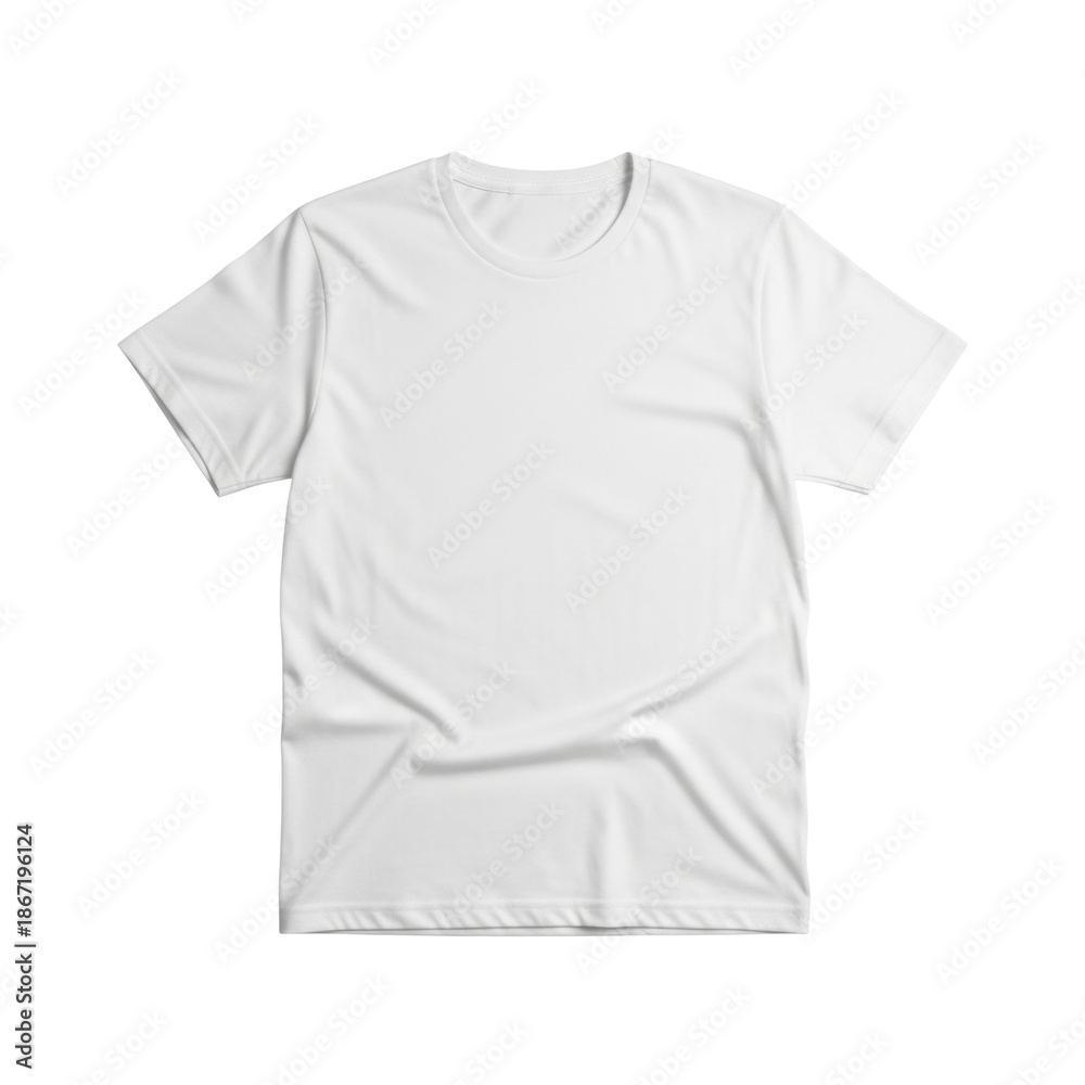 Naklejka premium Plain white t-shirt on