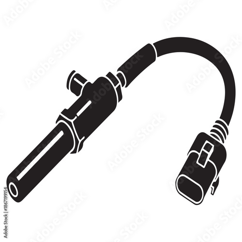 Automotive Sensor with Electrical Connector and Cable