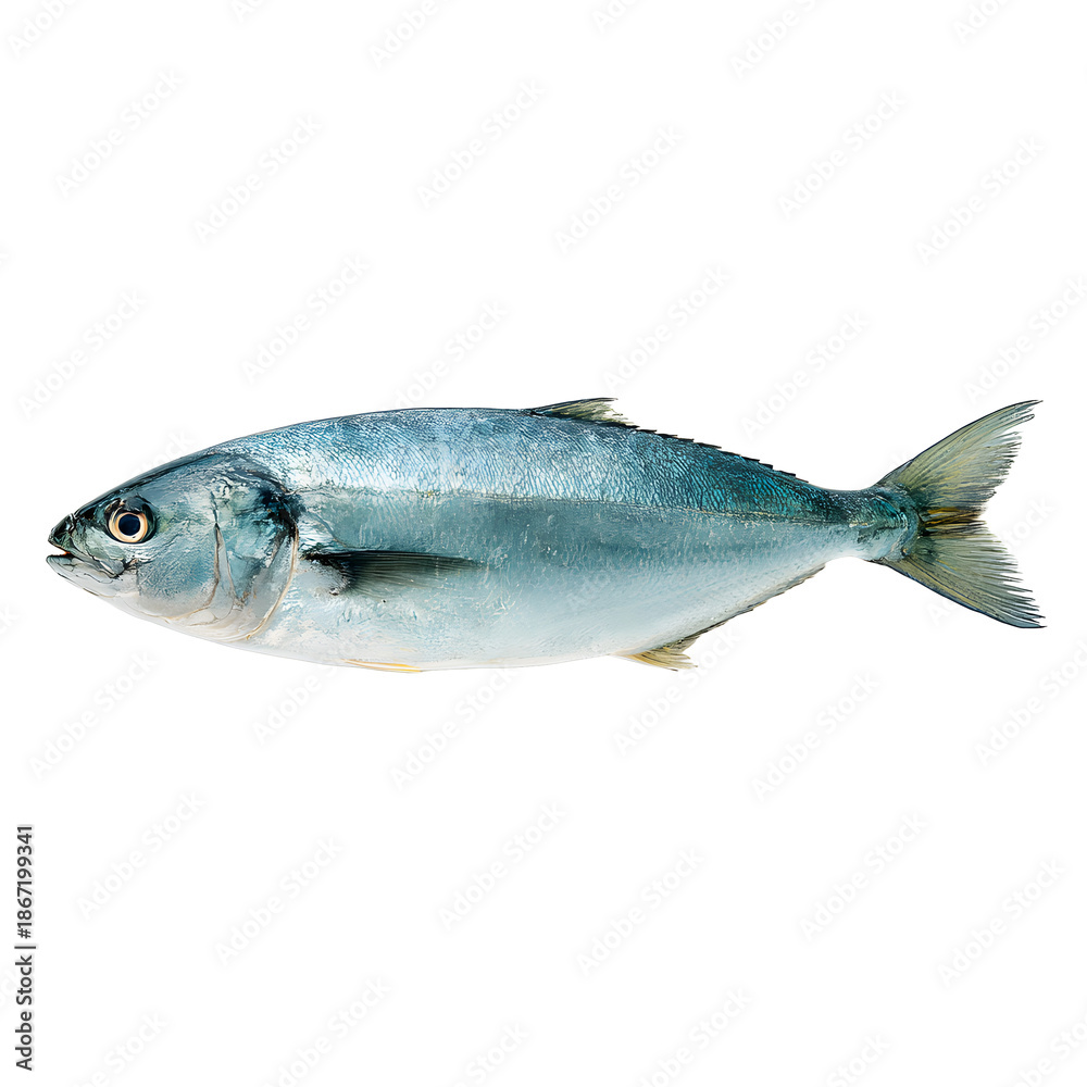 Fototapeta premium Fresh fish isolated on white background