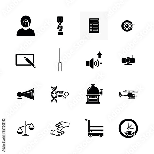 A curated collection of outline icons for technology and development, offering a sleek, minimalist aesthetic for modern software interfaces.