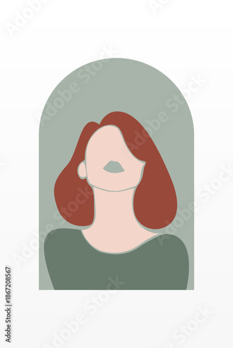 Minimalist Faceless Boho Women Abstract Modern Wall Art