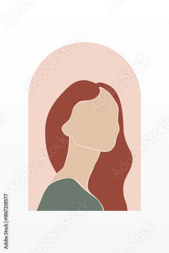 Minimalist Faceless Boho Women Abstract Modern Wall Art