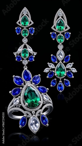 abstract background with diamonds