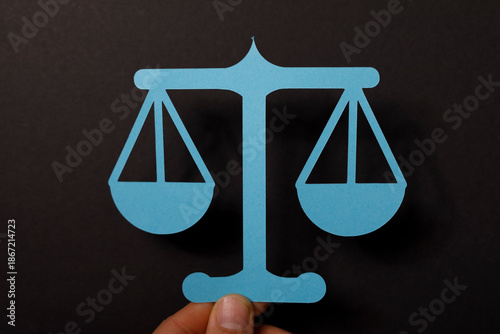 Artistic image of a blue pa...
