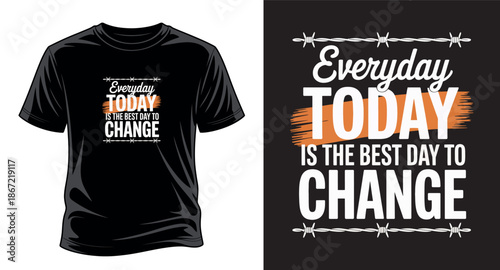 Motivational graphic vector art T-shirt design print templet