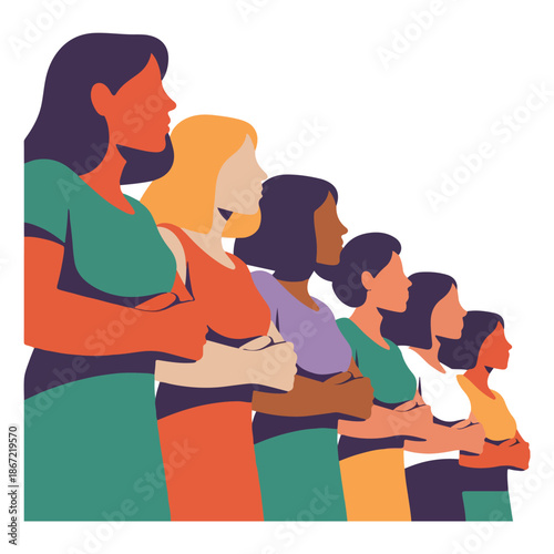 International Women’s Day Concept – Strong Women, Unity & Empowerment