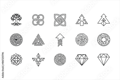 Conceptual representation of a vector file, indicating its digital nature and availability for design projects