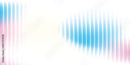 Ribbed background glass with hologram gradient blue color and rainbow effect. Abstract foil light with iridescent pink metal silver line and wall. Holographic texture with diamond purple chrome glow