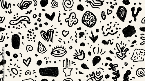 seamless pattern vector abstract art background 