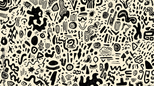 seamless pattern vector abstract art background 