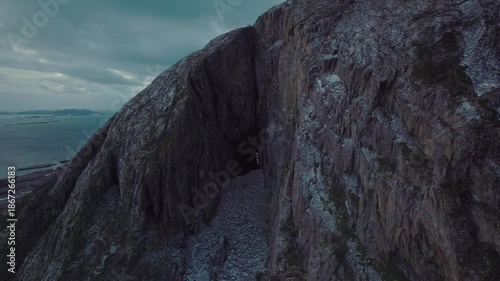 The Torghatten landmark in Norway