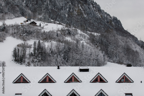 Scenic winter landscape fea...