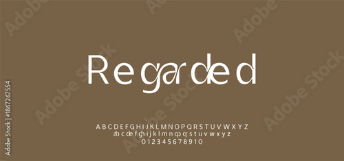 Modern Bold Font. Regular Italic Number Typography urban style alphabet fonts for fashion, sport, technology, digital, movie, logo design, vector illustration