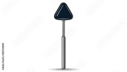 Neurological Reflex Hammer on White Background