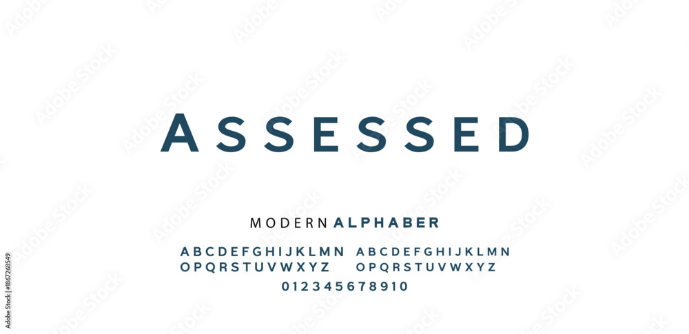 Fototapeta premium Modern Bold Font. Regular Italic Number Typography urban style alphabet fonts for fashion, sport, technology, digital, movie, logo design, vector illustration