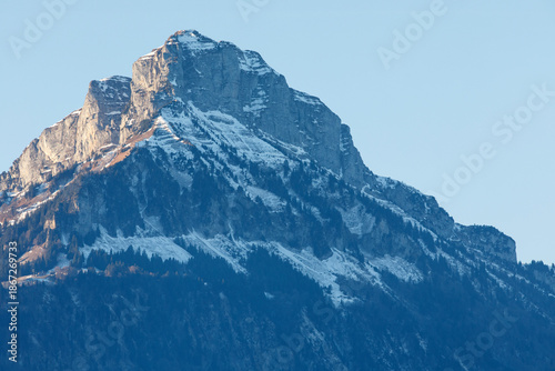 Stunning shot of a mountain...