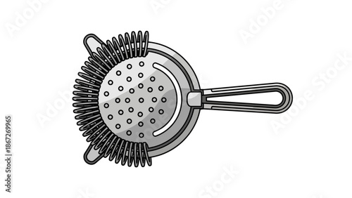 Security earpiece microphone with coiled cable and clip