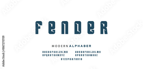 Minimal modern logo alphabet font. Typography abstract sans serif technology, electronic, movie, future, creative brand logos fonts. vector illustration