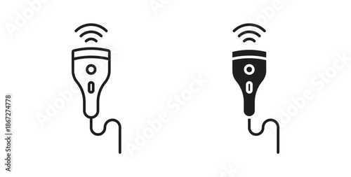 Ultrasound icons Vector Symbol Design Illustration - for app or web. color editable