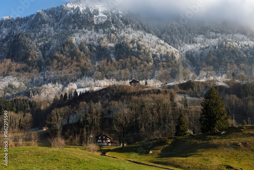 Scenic view of a mountain w...